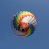 Direkt unter dem Ballon